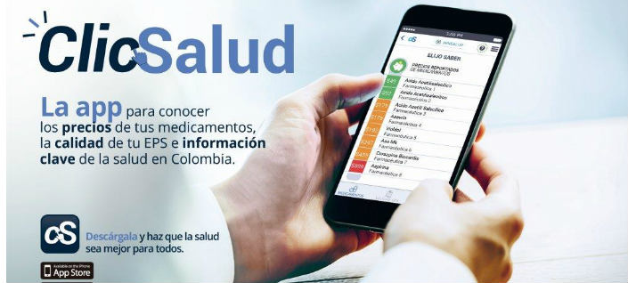www.minsalud.gov.co App Clic Salud en Colombia